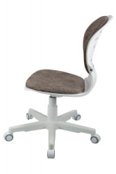 Кресло 1139 ФВ ПЛ Вхите велюр Блисс 07 шоколад / FW PL White Bliss