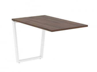 Брифинг-приставка ЕДИС ЕВБ 1167 Дуб Денвер темный Белый / EDIS EVB