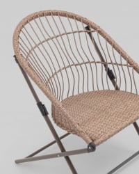 Комплект складной мебели для сада Солей коричневый / Soley