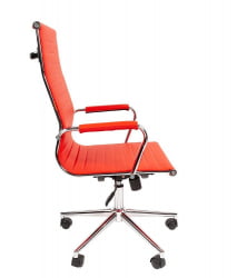 Кресло для руководителя CHAIRMAN 755 экокожа Красный