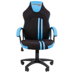 Геймерское кресло CHAIRMAN GAME 26 NEW Черный-голубой