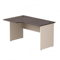 Стол эргономичный с опорами ЛДСП Everprof EVO 254S013 (левый) Дуб Пасадена Кашемир