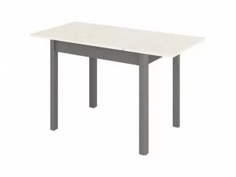 Раздвижной стол Орфей 44 Бетон крем-Оникс