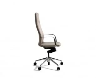 Кресло руководителя Лилль экокожа Бежевый