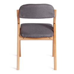 Стул FRUTTO (mod. 05) дерево, серый хлопок , 46,5 x 60 x 77 см, Grey (Cерый) А 13/ натуральный