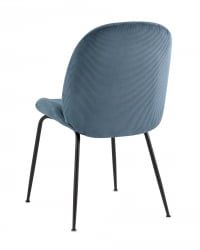 Стул Beetle велюр Голубой