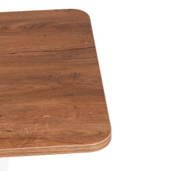 Обеденный стол TIBI нераздвижной ЛДСП, 68,6 х 110 х 75 см, Дуб Канзас/Пепел