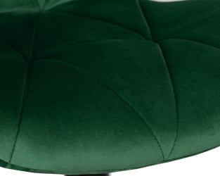 Стул барный DOBRIN BARNY BLACK (зеленый велюр (MJ9-88))