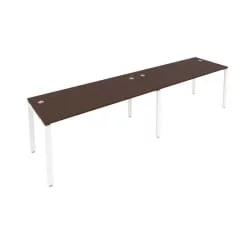 Рабочая станция на 2 раб.места Метал Сйстем Б.СМ-2.4 Венге/Белый / Metal System