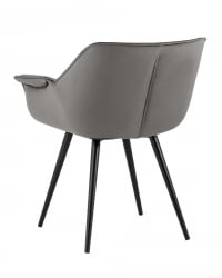 Стул Мэйсон Нев велюр Темно-серый / New