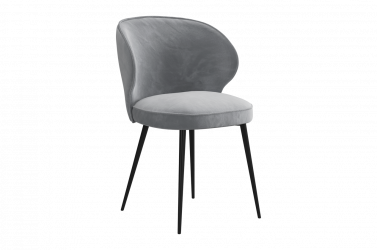 Стул Гудвин Т1 (серый (велюр)/черный)