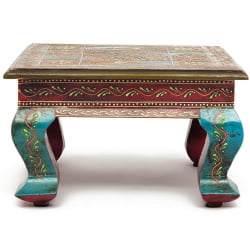 Столик Secret De Maison HAVELY ( mod. BJ-001) дерево манго, 30x30x17 cm, этническая роспись