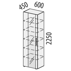 Модульный шкаф в гостиную Николь 603.06