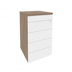 Тумба приставная (ТИП-ОН) ОНИКС О.ТП-4 ТИП Дуб Аризона/Белый / (TIP-ON) ONIX O.TP-4 TIP