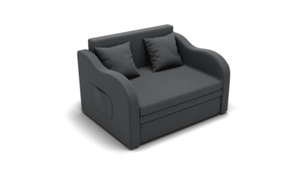 Диван велюр Бали (ЗР) Цвет фасада: Светло серый; Тип: Прямой; Материал фасада: Металл/Велюр