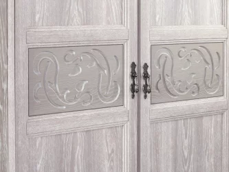 Шкаф трехдверный Лючия 180 Дуб Оксфорд серый