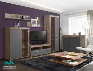 Сервант Бэлла-5  МЦН 700 Смоки софт Индиан эбони темный