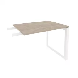 Брифинг-приставка на О-образном м/к ОНИКС О.МО-БР-9 Дуб Аттик/Белый / ONIX O.MO-BR-9