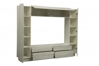 Шкаф многоцелевого назначения Лаванда-2 Белый Бетон пайн