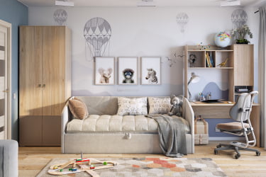 Пуф Рони 2 PM-001.2 галька (велюр)