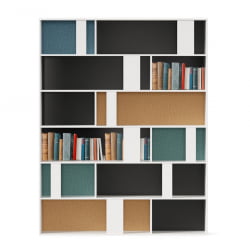 Стеллаж для игрушек Милтон ЛД 537.050.000 Белый Шенилл