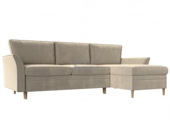 Диван София угловой правый  (1500*2250*900) Бежевый, 31593