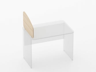 Офисная перегородка Glassy 5.12.06 Дуб молочный