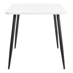 Обеденный стол PLUTO ЛДСП/металл, 120x80x77 см, Белый/Черный