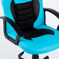 Кресло на колёсиках CHAIRMAN KIDS 111 Черный-голубой