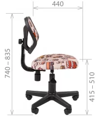 Детское кресло CHAIRMAN KIDS 106 Black Котики