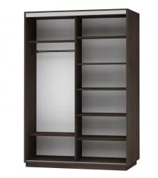 Шкаф-купе двухдверный Экспресс Дуо Экспенс 1600х2400х Венге / 1600х2400h