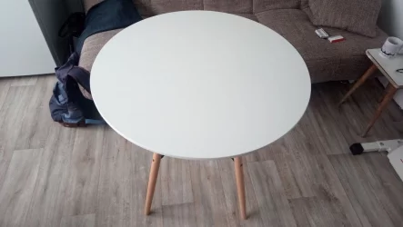 Обеденный стол ST-001 Белый 900мм