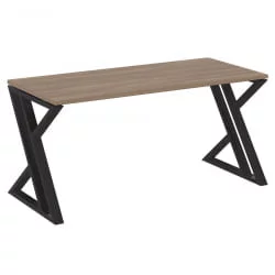 Стол рабочий LOFT VR.L-SRZ-4.7 Металл черный Дуб Аризона