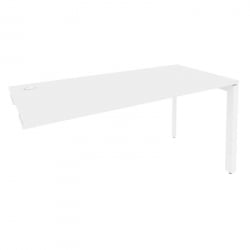 Стол-приставка на П-образном м/к к опорным элементам ОНИКС О.МП-СПР-4.7 Белый Бриллиант / ONIX O.MP-SPR-4.7