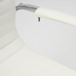 Кресло URBAN-LOW кож/зам, белый, 36-01