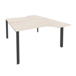 Рабочая станция на П-образном м/к ОНИКС О.МП-Д.СА-2 Денвер Светлый/Антрацит / ONIX O.MP-D.SA-2