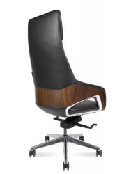 Кресло руководителя Шопен FK 0005-A BLACK LEATHER