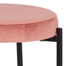 Мягкий стул REVO (mod. 7034) ткань/металл, 44 х 44 х 47 см, коралловый barkhat 15 /черный