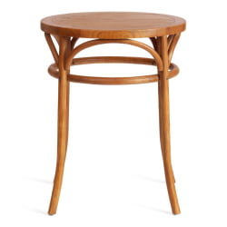 Круглый стол из дерева THONET (mod.T9151) дерево вяз, 60х75 см, Груша (№3)