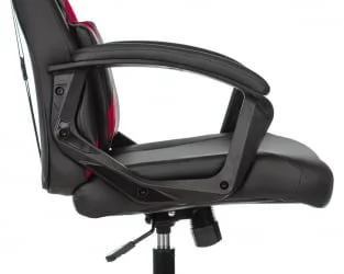 Геймерское кресло Бюрократ ZOMBIE DRIVER Черный-красный
