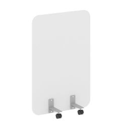 Перегородка на металлических опорах, на роликах R-line  DP.R-80-120 Белый