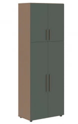 Шкаф с глухими средними и малыми дверьми VELION VHCS 80.3 Нефрит Кобра