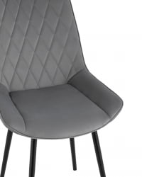 Стул Дарвин велюр Темно-серый
