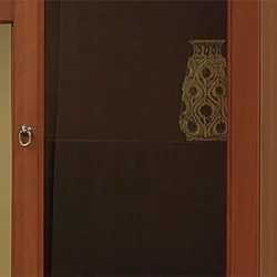 Шкаф-витрина угловой Гармония-4 (Итальянский орех)