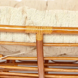 Кресло МАМАСАН/МАМАСАН 23/02 В /с подушкой/ подушка 182х119 см, 169х102х80 см, Когнаc (коньяк), ткань, Старт / MAMASAN/МАМАСАН W Cognac