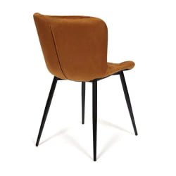 Стул QUINCY (mod. 8272) / 1 шт. в упаковке металл/ткань, 49х53х84,5 см, коричневый (G-062-61)/черный