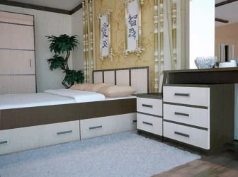 Кровать с ящиком Сакура 1,6 м