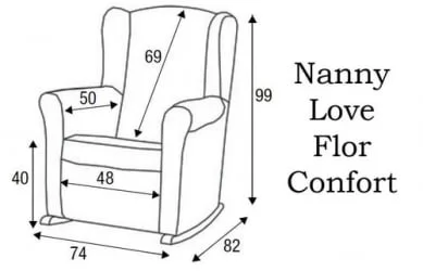 Детское кресло Micuna Wing/Flor white/white искусственная кожа Детское кресло Micuna Wing/Flor white/white искусственная кожа