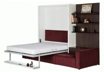 Мебель-трансформер Смарт 1 3-в-1 1600 правый Белая шагрень