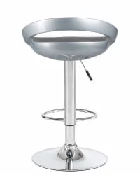 Стул барный DOBRIN DISCO Серебряный